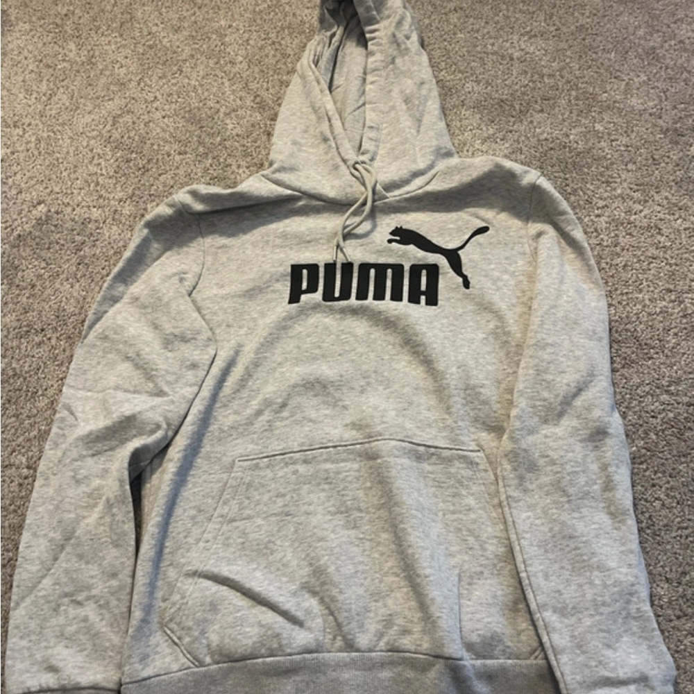 PUMA Women’s Light Gray Hoodie